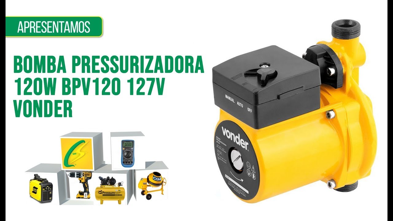 Review Bomba Pressurizadora 120W BPV120 127V Vonder