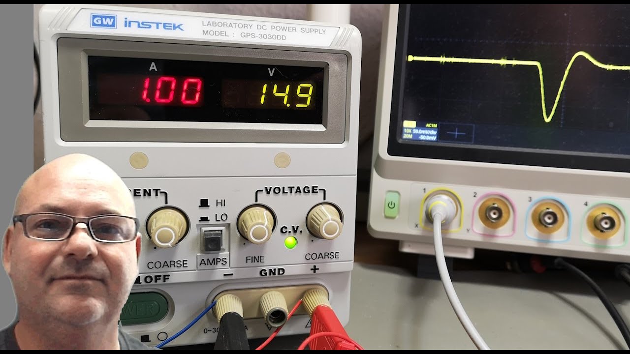 GW Instek GPS-3030DD power supply 30V 3A test teardown