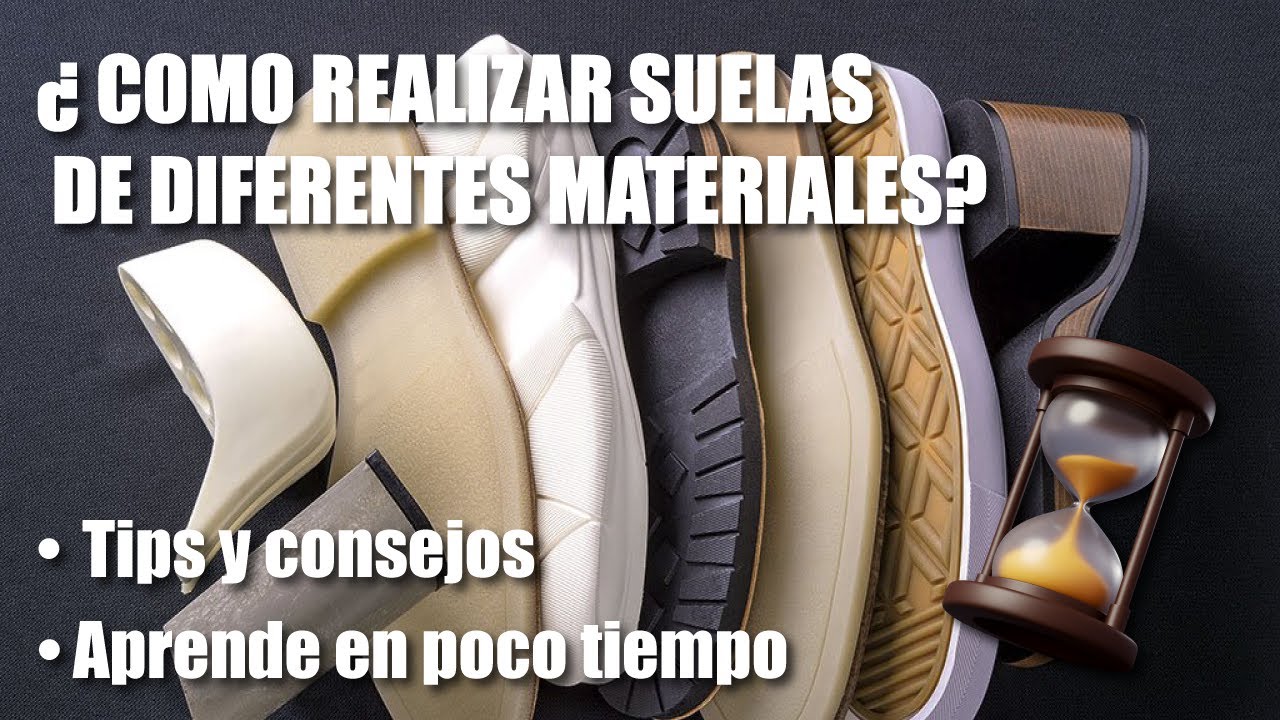 👉❤️Como hacer SUELAS de DIFERENTES materiales ¡¡1000 MANERAS!! Usando tu lógica e imaginación