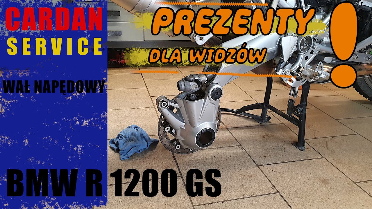 BMW 1200 GS wał napędowy CARDAN serwis smarowanie /demontaż i montaż