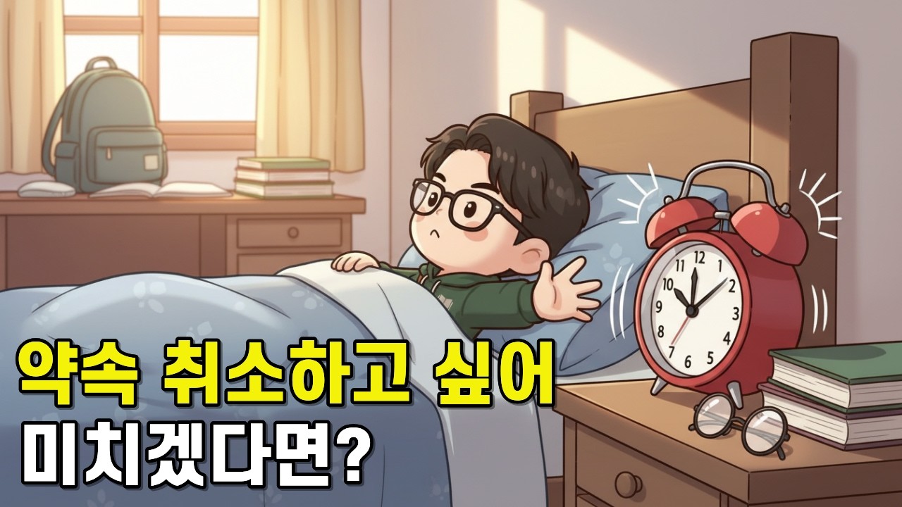 주말 약속 당일, 왜 매번 후회할까? 죄책감 없이 거절하는 법