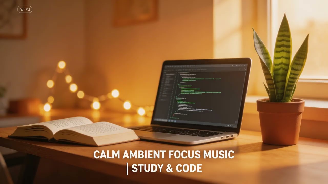 1 Hour Deep Focus Music for Studying, Reading & Working | No Distractions