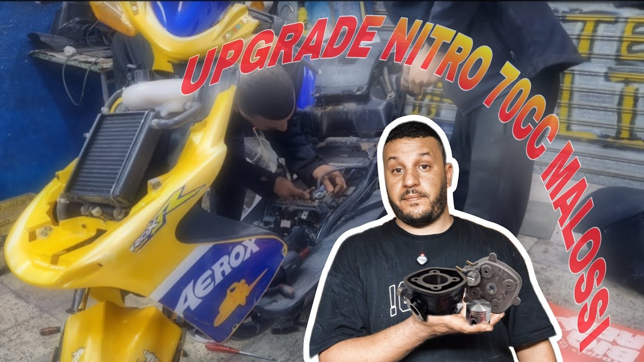 Upgrade nitro 70cc malossi 70cc 💪
