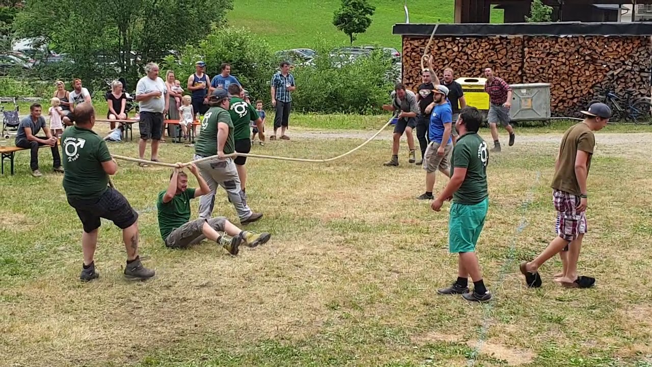 Seilziehen  im Silbertal 2019