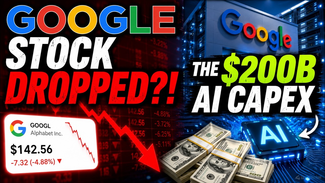 Акции Google упали?! Проблема ИИ-капзатрат в 200 миллиардов долларов