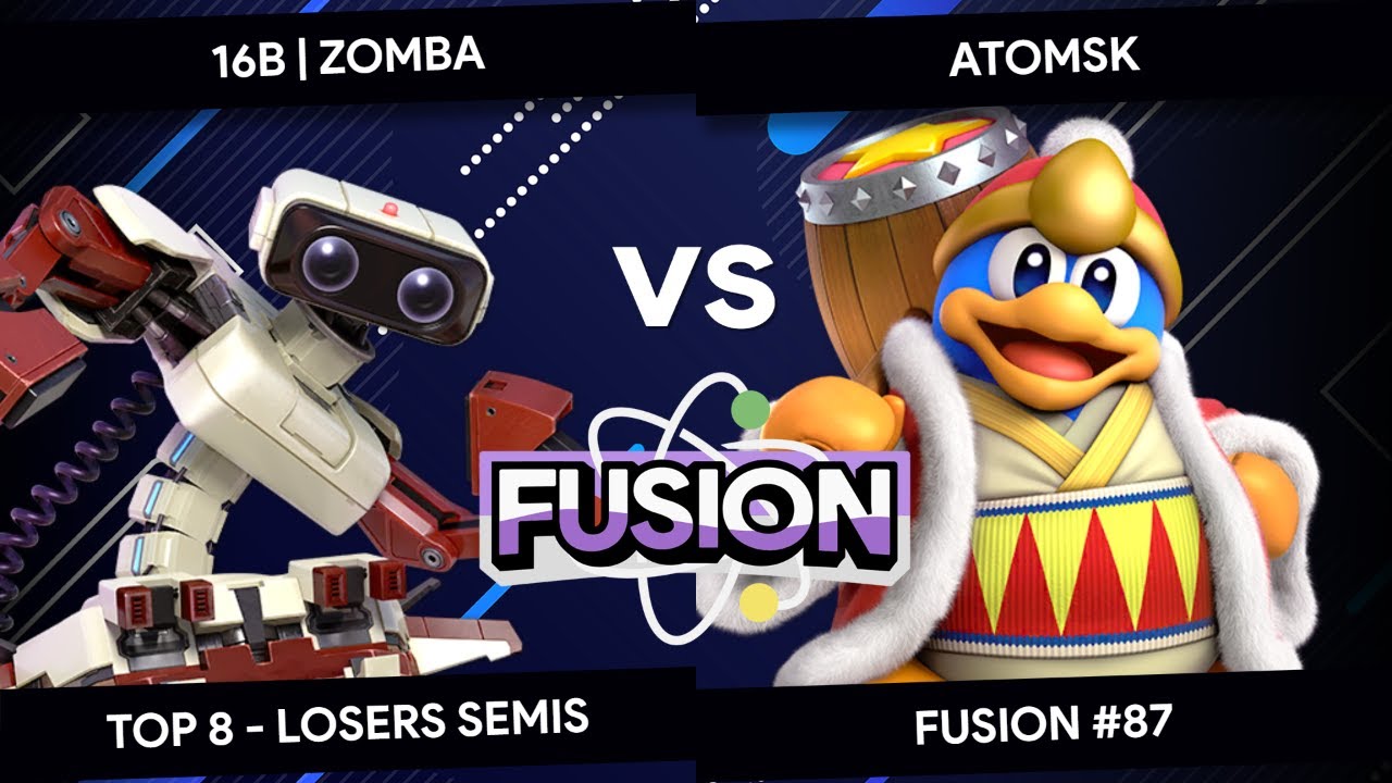 Fusion #87 - Atomsk (King Dedede) vs Zomba (R.O.B.) - Top 8 - Losers Semis