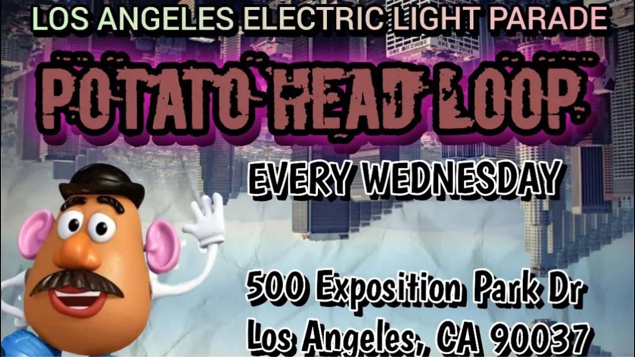 🔴LIVE Los Angeles Electric Light Parade Potato Head Loop - 2/25/26