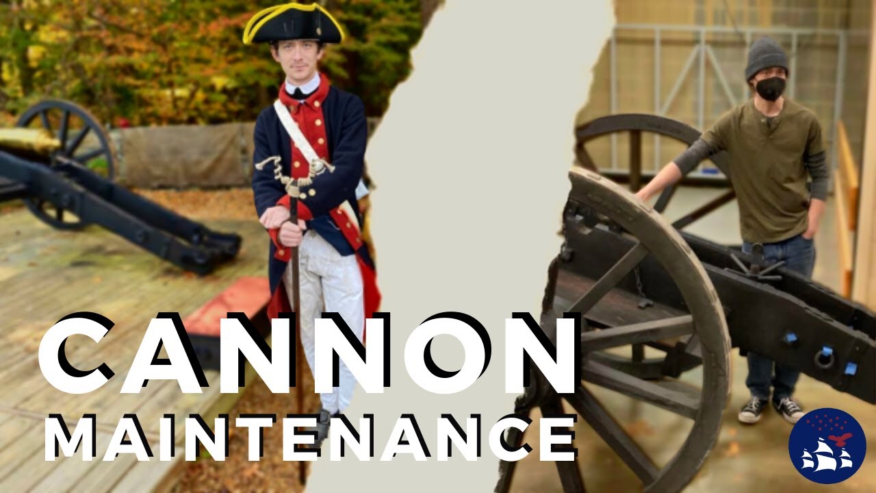 18th-Century Cannon Maintenance | Mortar, Six Pound Field Cannon, and Howitzer