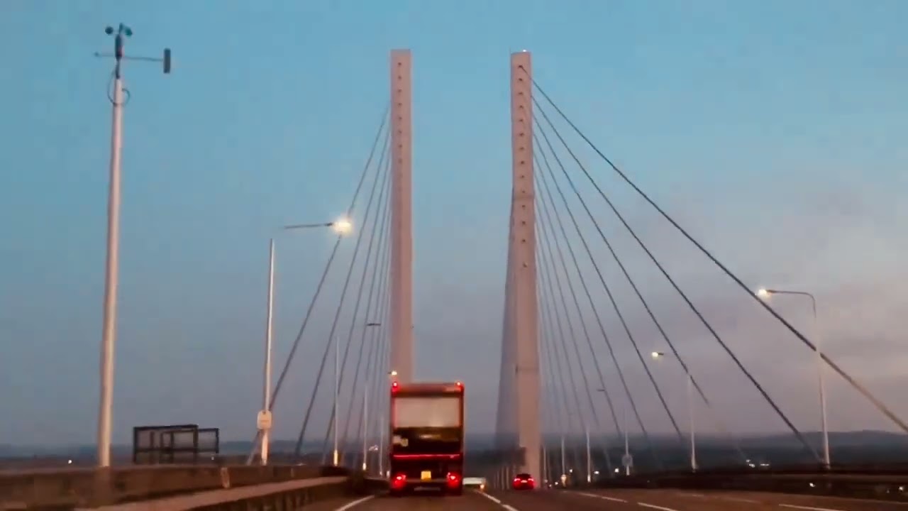 Driving Over Dartford QE2 Bridge