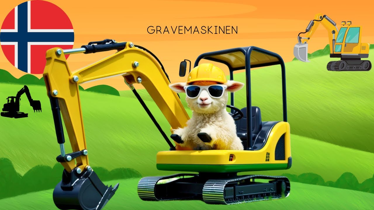 Gravemaskin | Norske barnesanger | Jam med Lam | Barnesanger på Norsk | Grave, grave, grave |