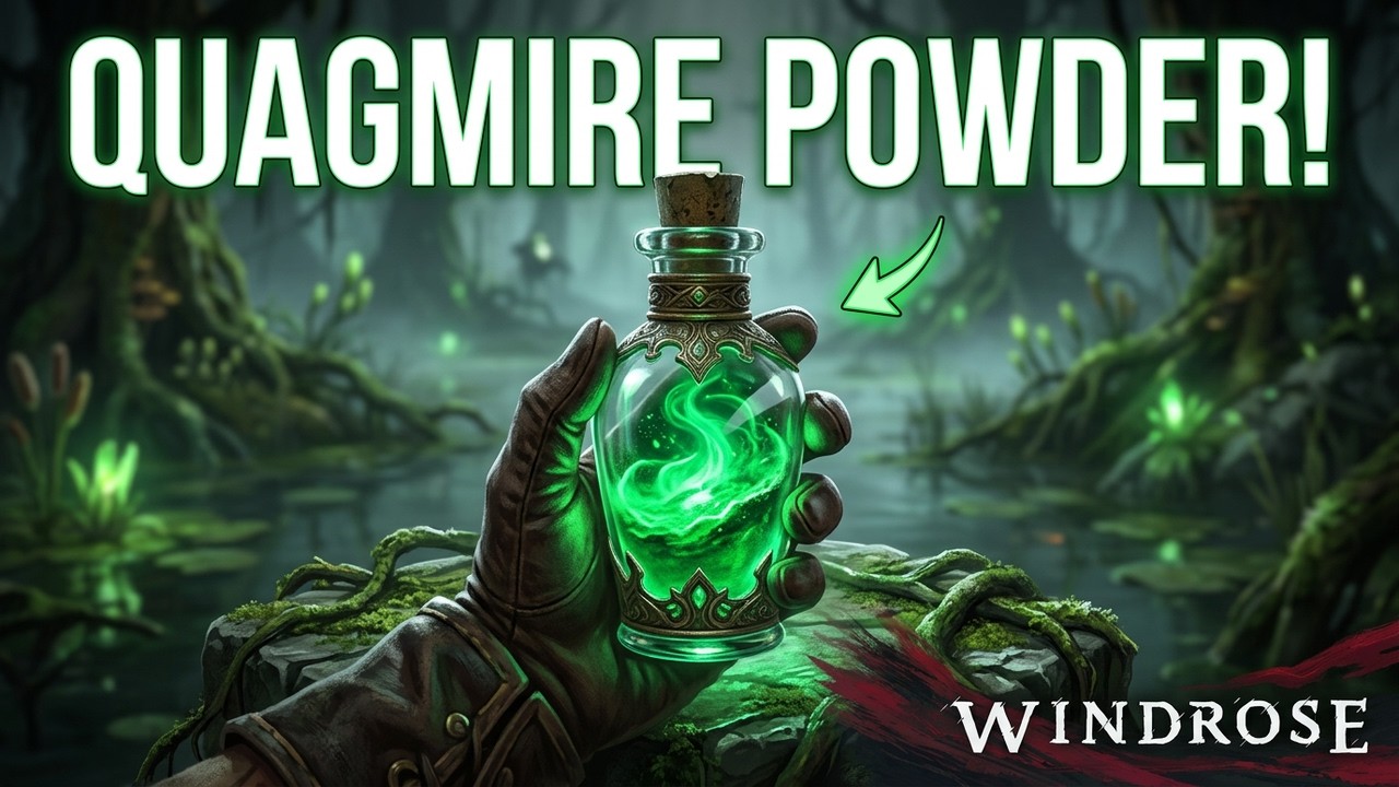 How to GET QUAGMIRE POWDER in Windrose (Step by Step)