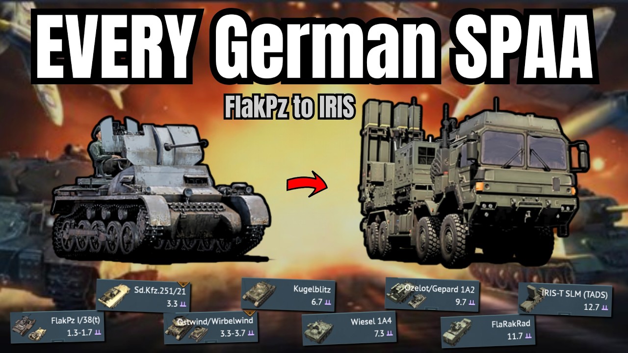EVERY SPAA from Germany!🔥(20 tanks) | They COOKED this time!💥[Might be The Line of the YEAR]