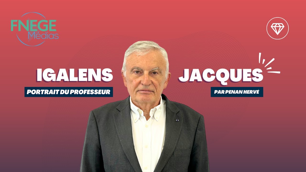 Portrait du Professeur Jacques IGALENS par Hervé PENAN