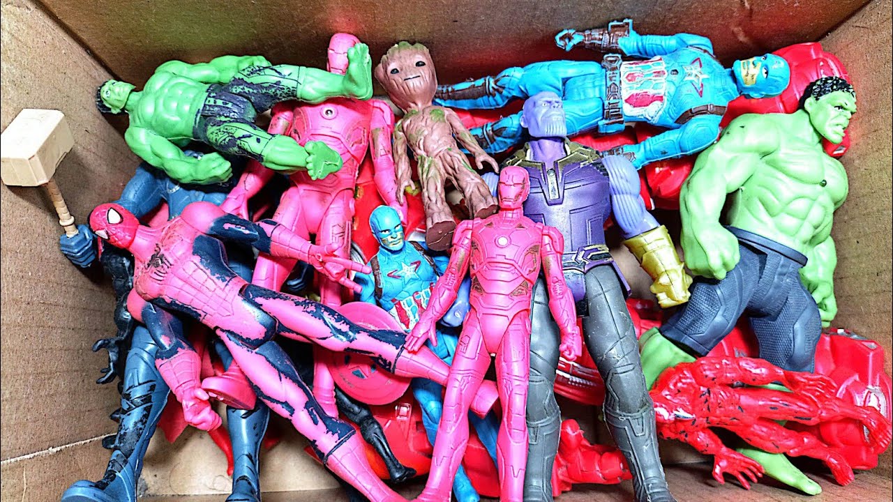 AVENGERS TOYS/Action Figures/Unboxing/Cheap Price/Ironman,Hulk,Thor, Spiderman/Toys.