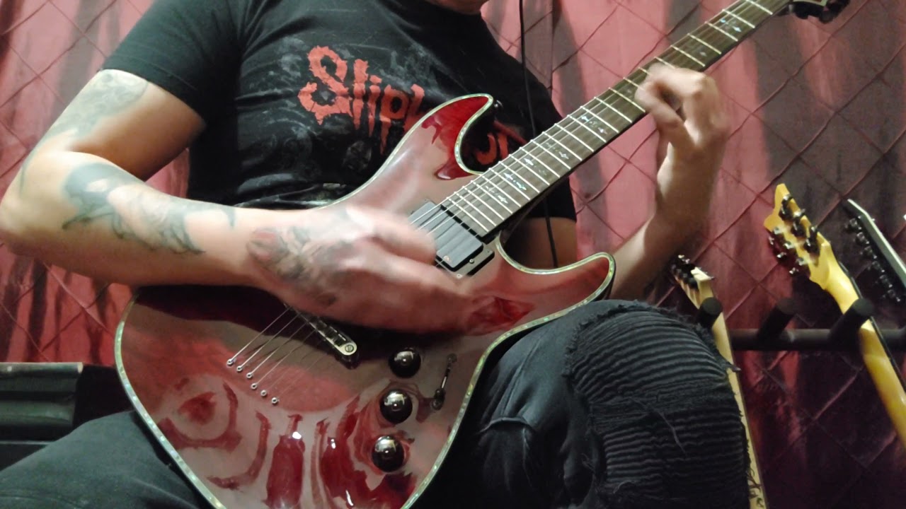 Slipknot - psychosocial. Guitar Cover. (With Solo). HD