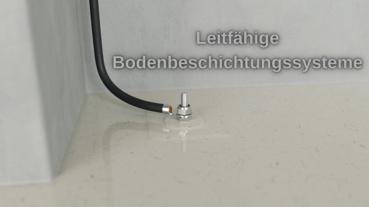 Leitfähige Bodenbeschichtung | Installation des Leitsets StoDivers LS