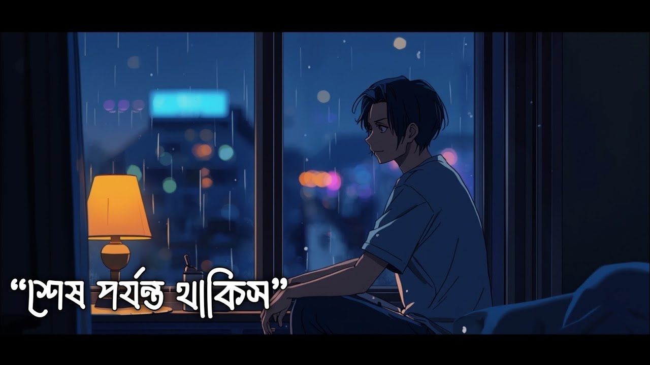 শেষ পর্যন্ত থাকিস | Lo-fi Sad Song | Heart Touching Bangla Lo-fi