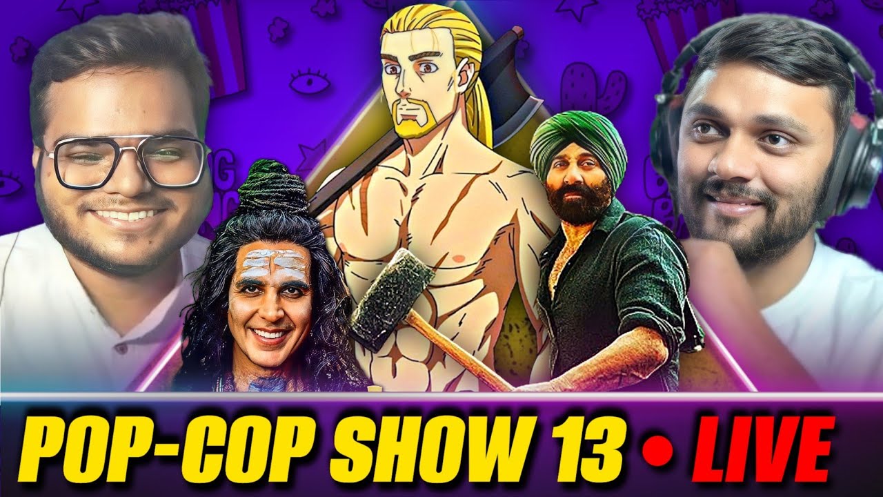 Gadar 2 vs OMG 2 me koun jeeta? 😱| Pop-Cop Show 13 • LIVE