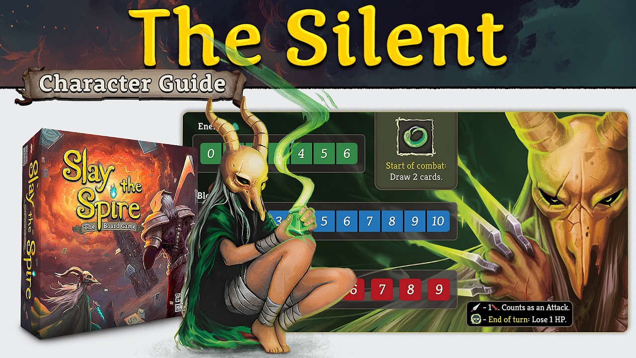 How to Play The Silent: Full Character Guide | Slay the Spire: The Board Game