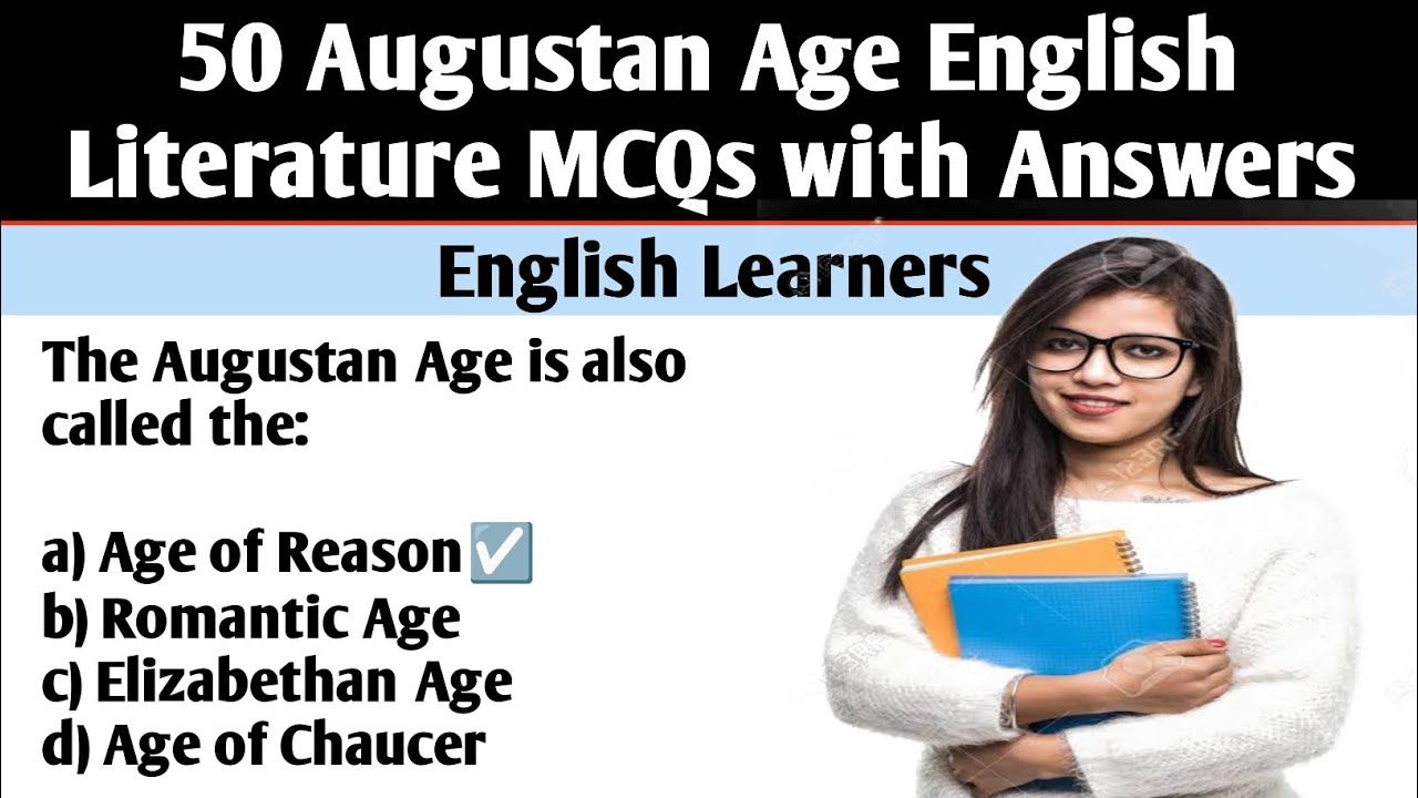 50 Augustan Age English Literature MCQs with Answers | Competitive Exam Preparation Pope to Swift