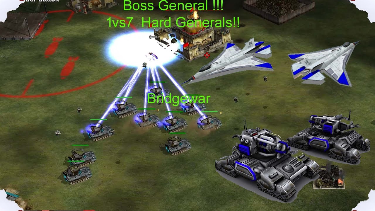 Boss General 1 vs 7 Hard Generals. (Bridgewar)
