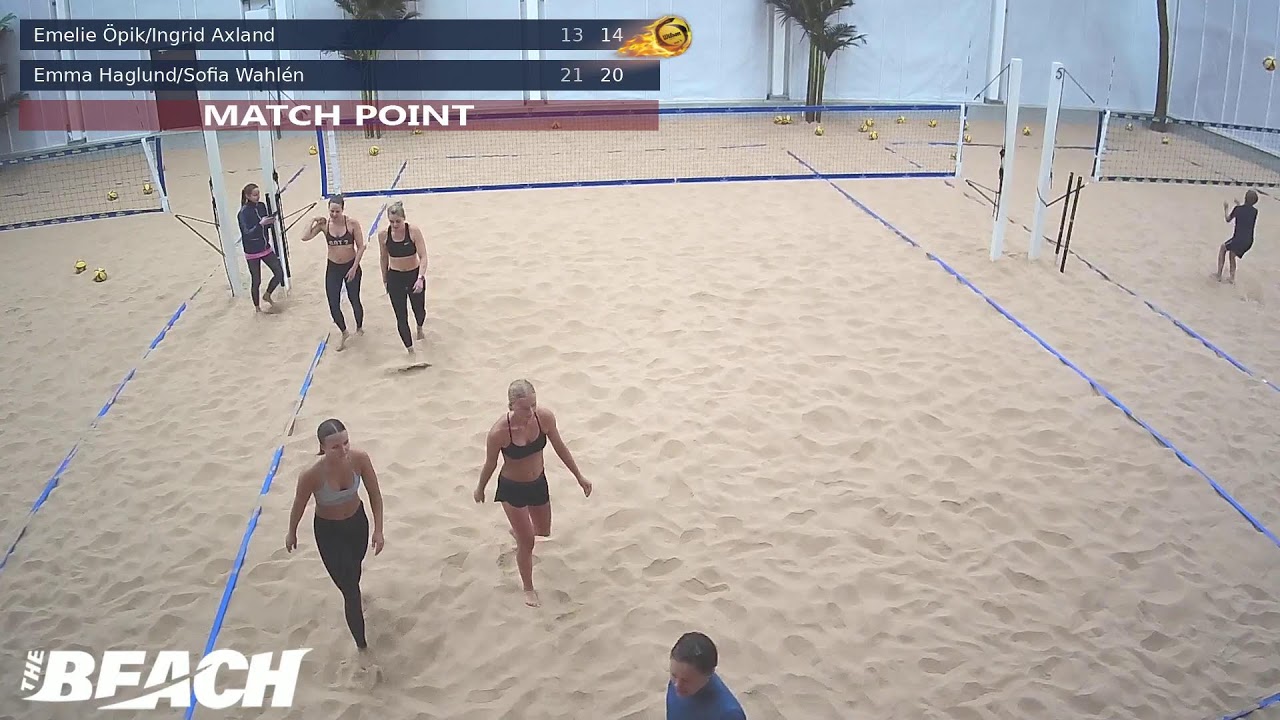 Semi 2 - Emelie Öpik / Ingrid Axland vs Emma Haglund / Sofia Wahlén