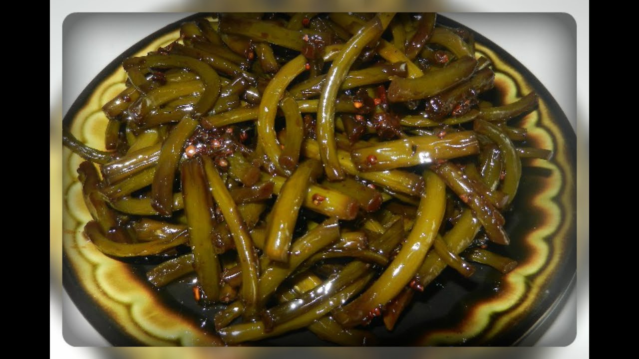 Чесночные стрелки по корейски