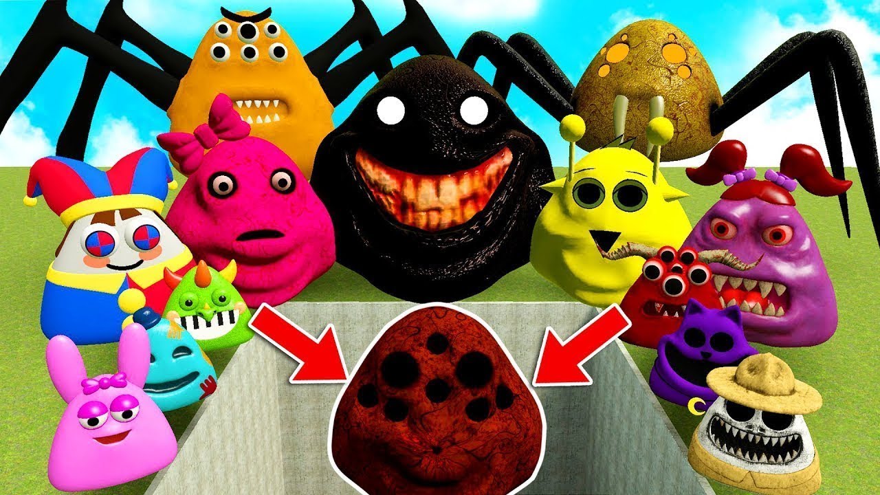 🕳️ПОЛНОСТЬЮ ОБЫЧНЫЙ 3D POU BOU'S REVENGE Монстры против СТРАШНОГО УЖАСНОГО POU в БОЛЬШОЙ ДЫРЕ в G...