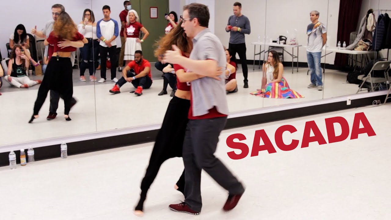 Introduction to SACADAS DE PERNA (leg lifts) - Forro dance demonstration by Milena Morais & Rafael