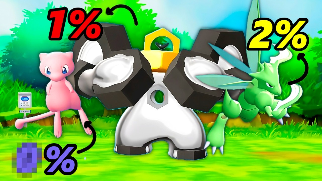 Pokemon Let's Go NUR mit den seltensten Pokémon durchspielen