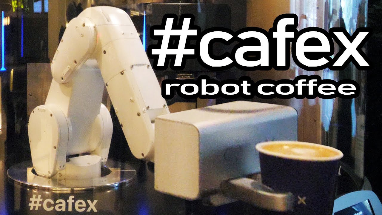 Кофейня CafeX Robot Coffee в торговом центре Metreon в Сан-Франциско
