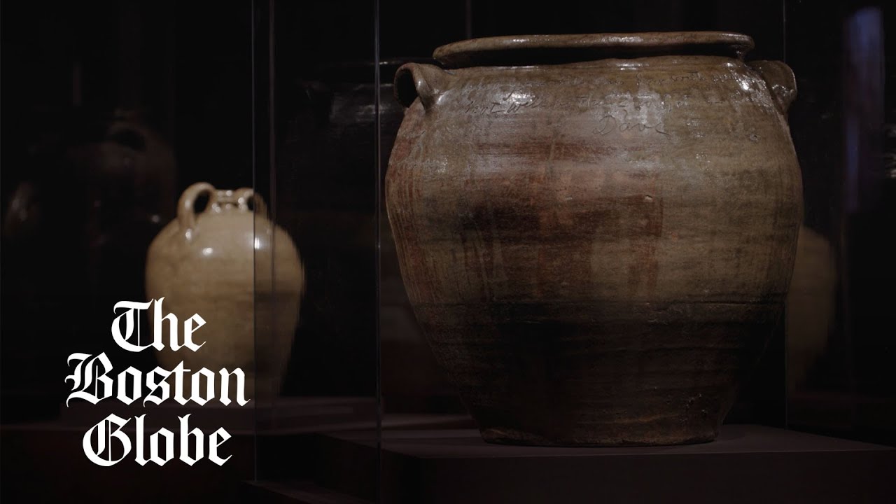 Dave the Potter, his poem jars are part of ‘Hear Me Now’ at MFA in Boston