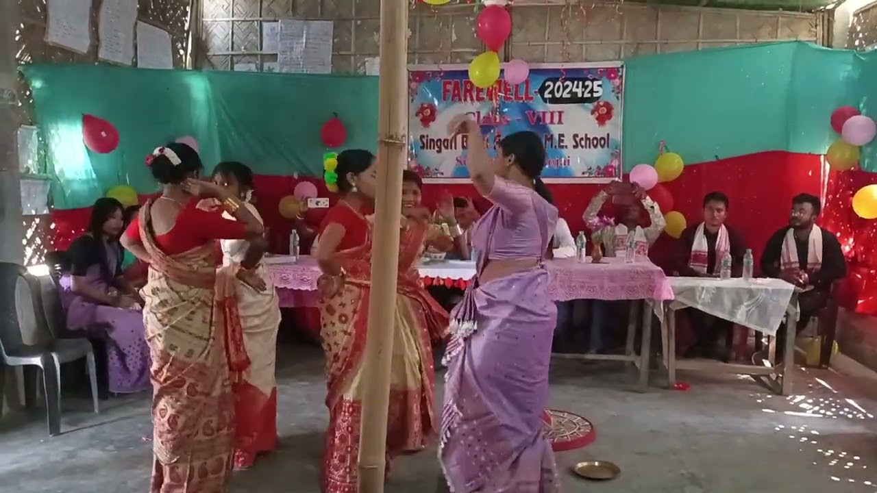 Bihu dance// internship period// B.Ed. memory ❣️//Singari basti school 
