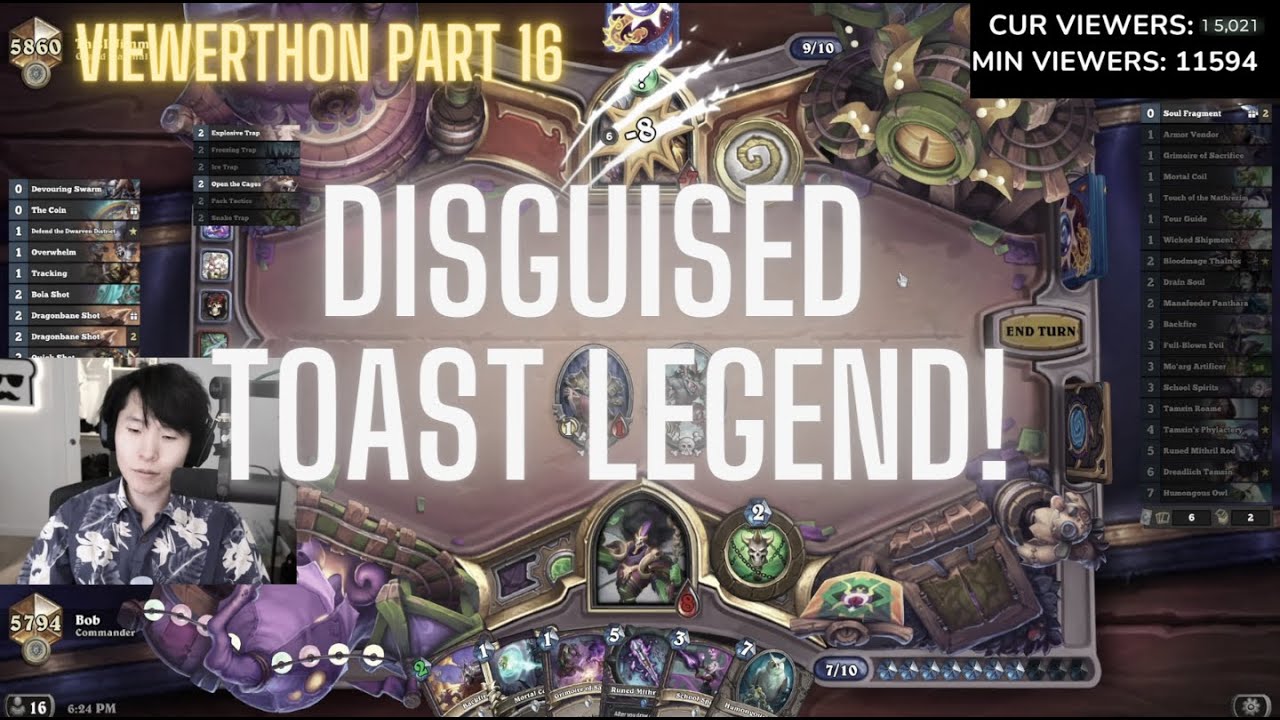 DISGUISED TOAST OTK OWL WARLOCK! VIEWERTHON Part 16.