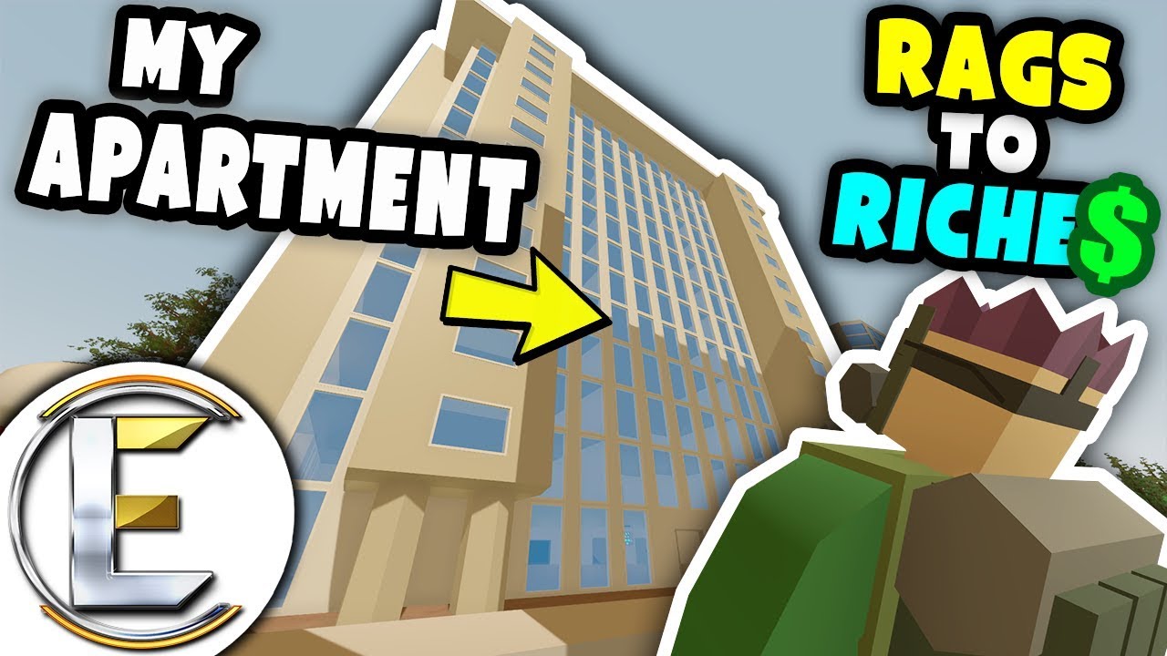 My New Apartment | Unturned Rags to Riches #12 - CITY LIFE Berry Farm (Roleplay)