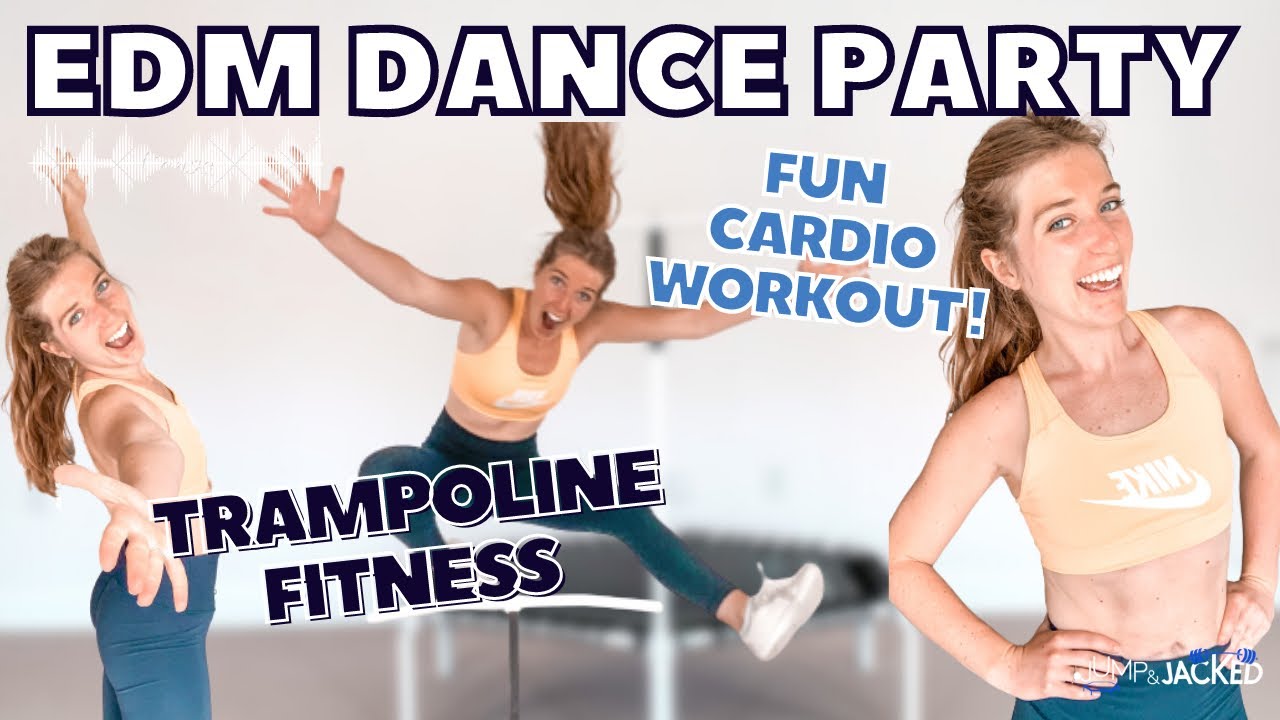 EDM Cardio Dance Party | Trampoline Fitness | Full Body Workout
