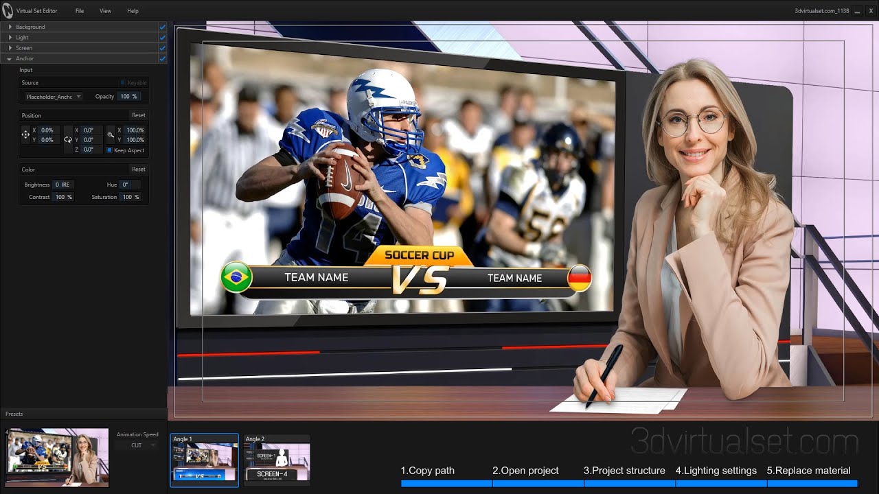 Video Tutorial - Using Virtual Studio 113B in NewTek TriCaster&reg; (Virtual Set Editor)