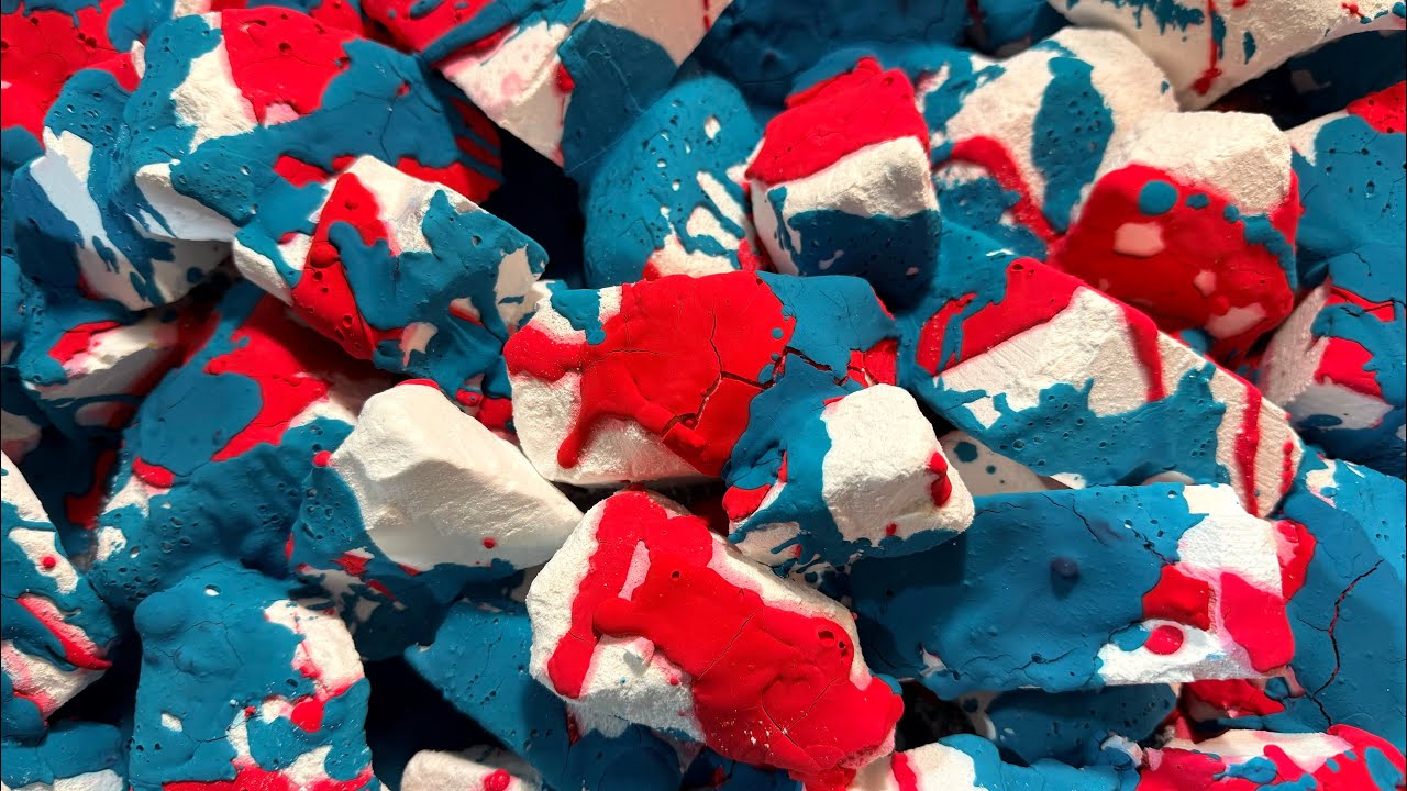4K celebration 🎉 🥳 Mass Crush of Soft Jumbos ASMR •GYMCHALK •ODDLYSATISFYING 