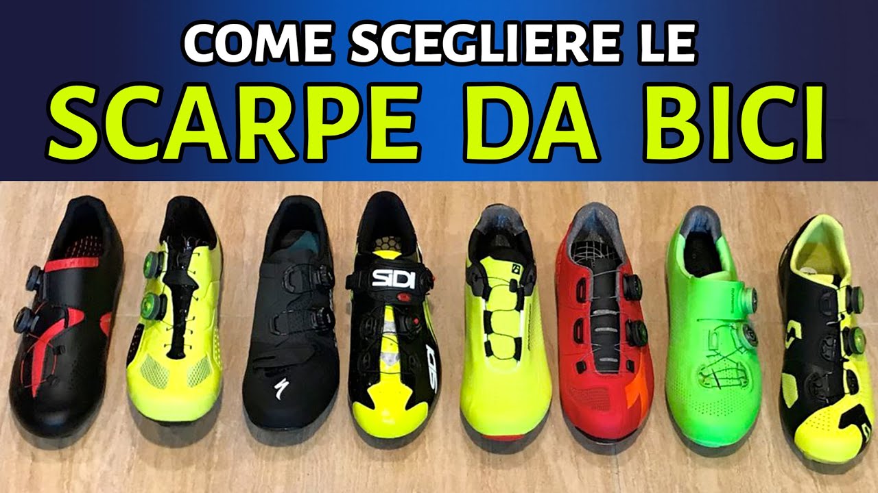 Come scegliere le SCARPE DA BICI