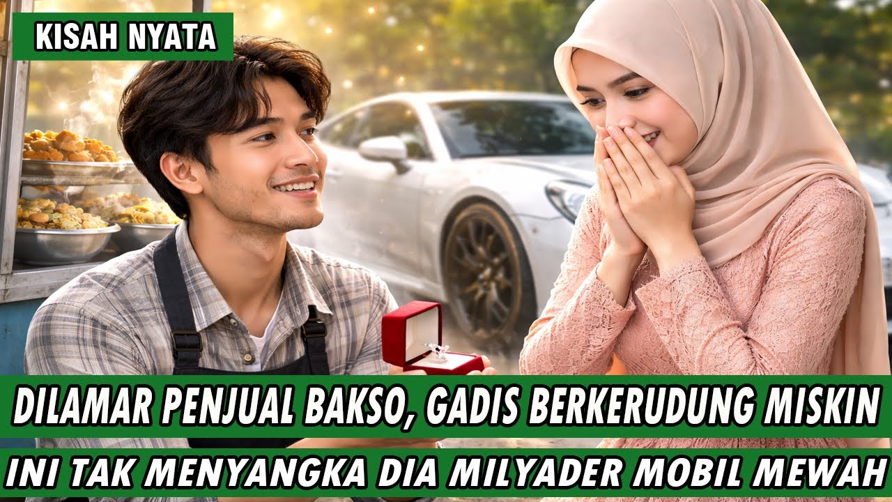 LAMARAN PENJUAL BAKSO INI BIKIN GADIS MISKIN TERKEJUT !! TERNYATA PRIA INI...!