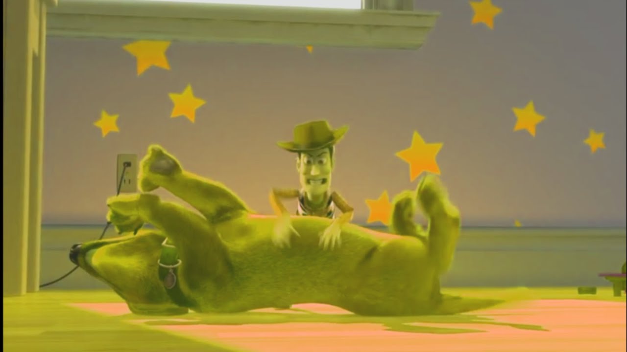 Toy Story ' WOODY TICKLED BUSTER 😄🤣/ Inspired By Gamavision Csupo Effects: SPARTA PITCH 
