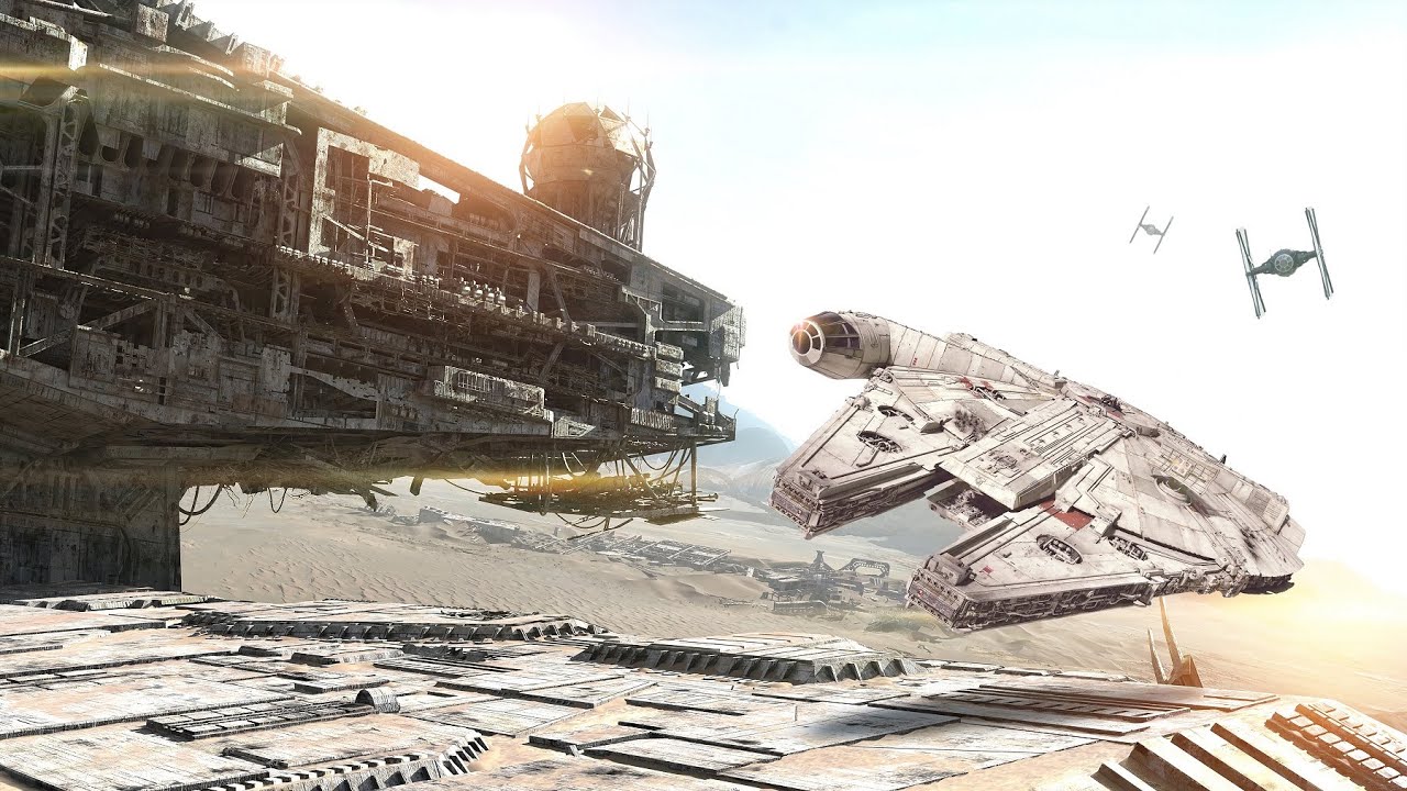 Star Tours (New Force Awakens Version) at Disneyland