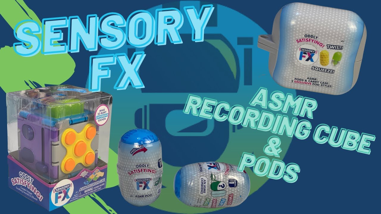 Sensory FX ASMR Recording Cube and Pods Unboxing Review | The Upside Down Robot