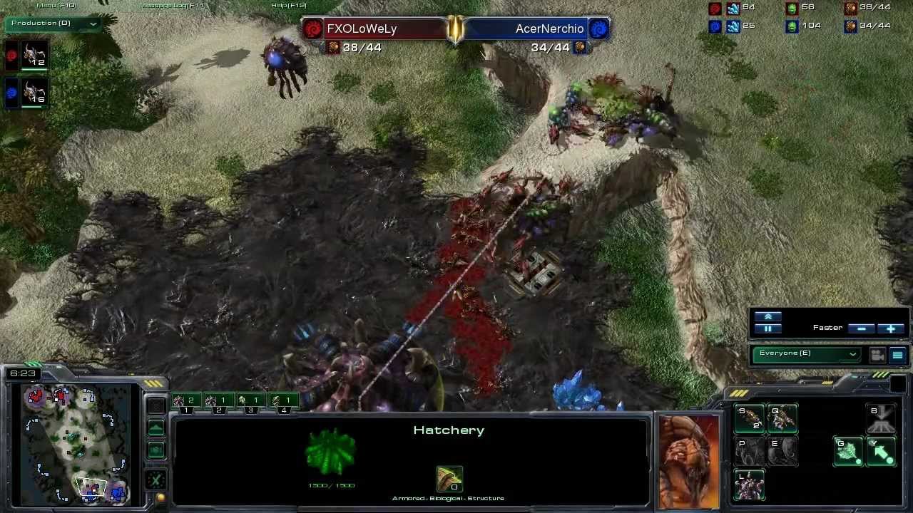 acer Nerchio ZvZ FXO LoWeLy 3/Bo3 #86 RSL group stage hd polski komentarz