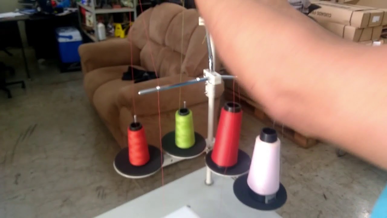 COMO ENFIAR LINHA EM UMA MAQUINA PONTO CADEIA