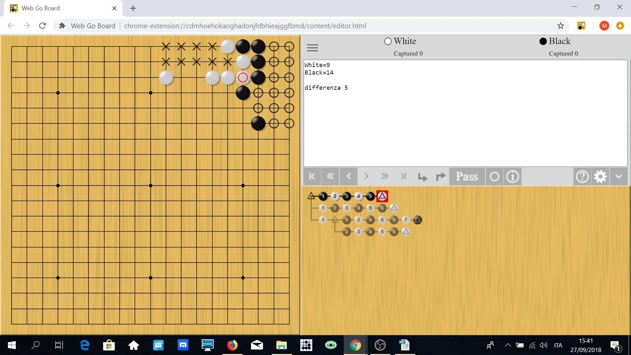 33 Il gioco del go in 5 minuti INTERMEDIO: punti grandi anche se sembrano piccoli