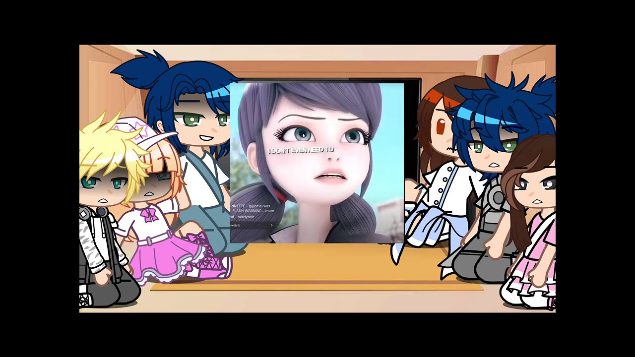 Miraculous kids react to their parents:D