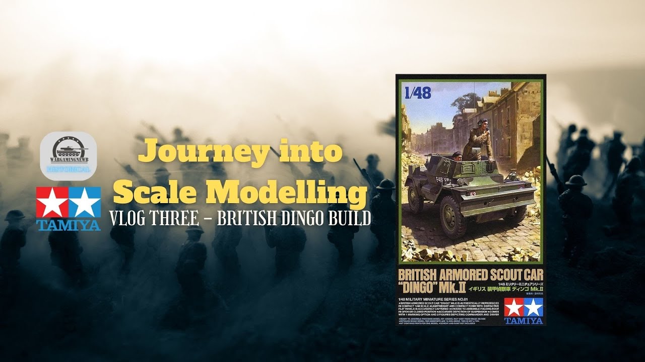 Journey into Scale Modeling VLOG 3: Tamiya 1/48 Dingo Scout Car Build #scalemodeling