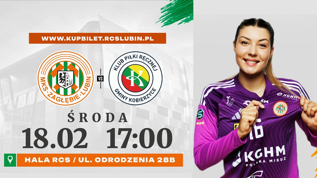Mecz Piłki ręcznej kobiet MKS KGHM Zagłębie Lubin vs KPR Kobierzyce o awans do FF Pucharu Polski