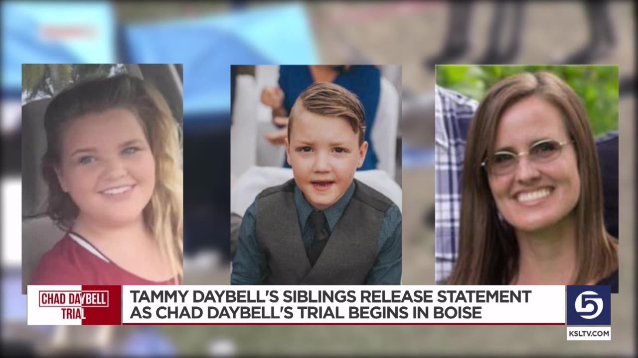 Tammy Daybell's siblings release statement as Chad Daybell's trial begins in Boise